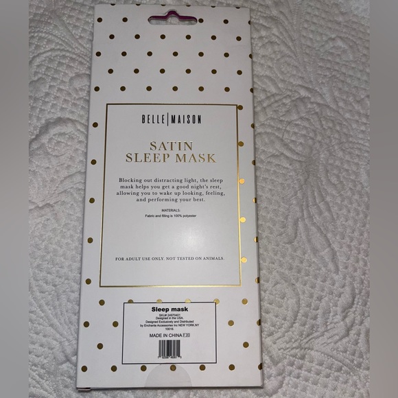 Satin Sleep Mask, NWOT - Picture 3 of 3